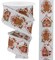 Festive Gingerbread House & Man Christmas Ribbon – 2.5"x10YD, Red/White/Green for Holiday Crafts, Wreaths, and Gift Wrapping-RGA813227
